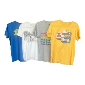 Unisex Walt Disney World Tees, Lot of 4 - Size M